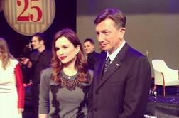 Borut Pahor in Severina na koncertu Prifarskih muzikantov