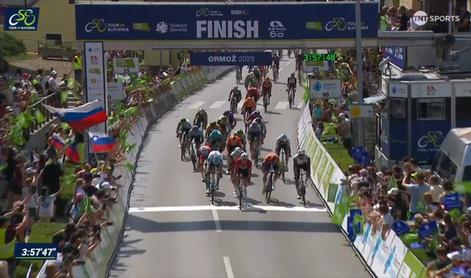 Slovenskemu ubežniku ni uspelo, Dylan Groenewegen izenačil rekord