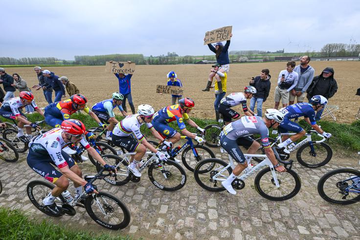 Tadej Pogačar, Pariz - Roubaix 2025 | Foto: Guliverimage