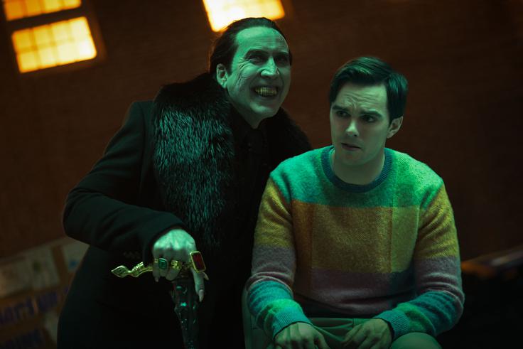 Nicolas Cage kot Drakula in Nicholas Hoult kot Renfield | Foto: Karantanija Cinemas