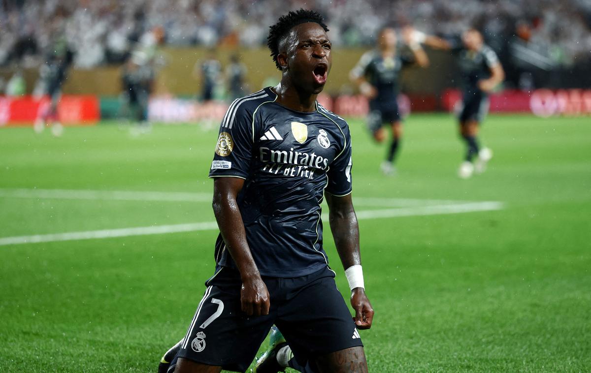 Vinicius junior | Vinicius Junior je bil prvo ime tekme med Realom in Salzburgom v zadnjem krogu skupinskega dela svetovnega klubskega prvenstva v nogometu.  | Foto Reuters