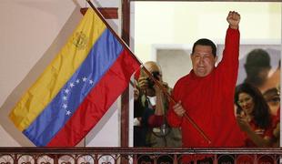 Hugo Chavez še četrtič izvoljen za predsednika