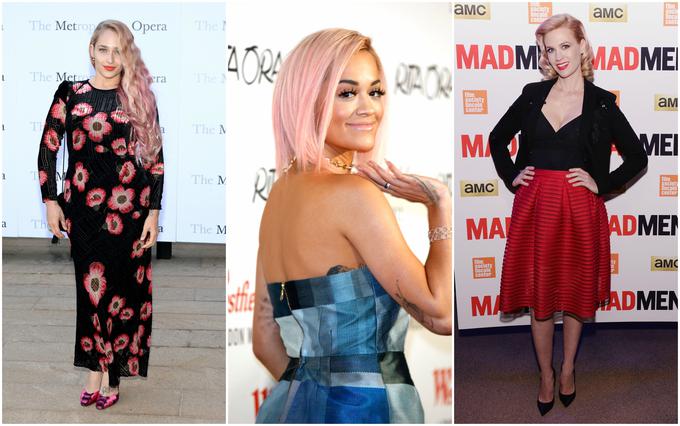 Jemima Kirke, Rita Ora in January Jones vse odlično nosijo rosé v laseh. | Foto: Getty Images