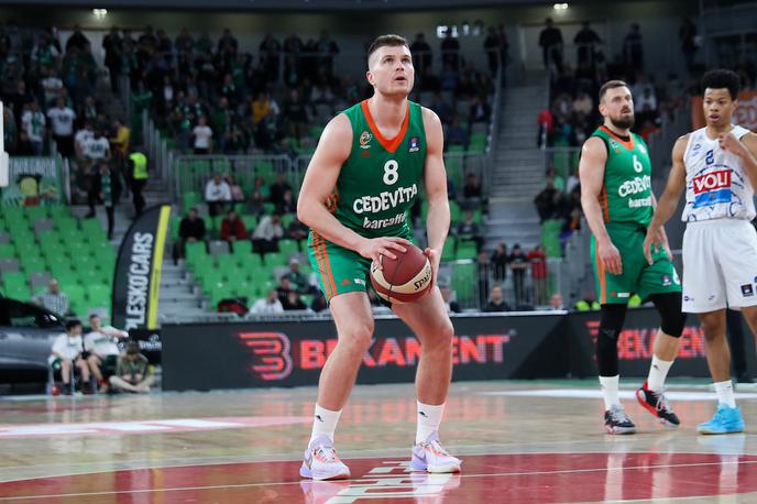 Edo Murić Cedevita Olimpija | Edo Murić se seli v Španijo, kjer bo kariero nadaljeval v vrstah katalonskega kluba Hiopos Forca Lleida. | Foto Domen Bratun/Sportida