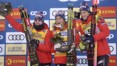 Norvežanke razred zase, nato je sledila dvojna ruska zmaga
