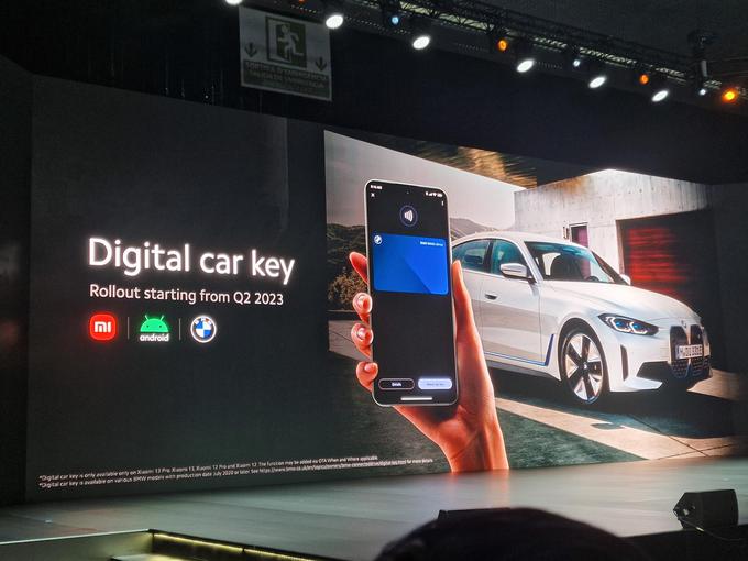 V drugem trimesečju bosta oba telefona serije Xiaomi 13 lahko tudi digitalna ključa za odpiranje in zagon izbranih vozil BMW.  | Foto: Srdjan Cvjetović