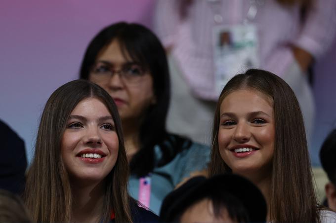 Leonor in Sofia Španska, Olimpijske igre Pariz 2024 | Foto: Reuters