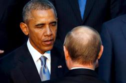 Obama in Putin sta si vzela čas za živahen pogovor (video)
