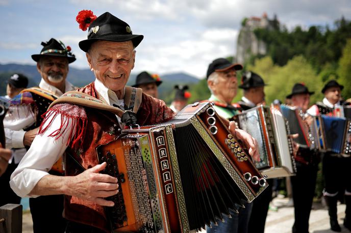 Bled, harmonikar | Foto STA