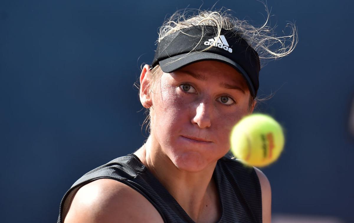 Kaja Juvan | Kaja Juvan je na presenečenje vseh odpihnila 32-letno Nemko Angelique Kerber. | Foto Guliver/Getty Images