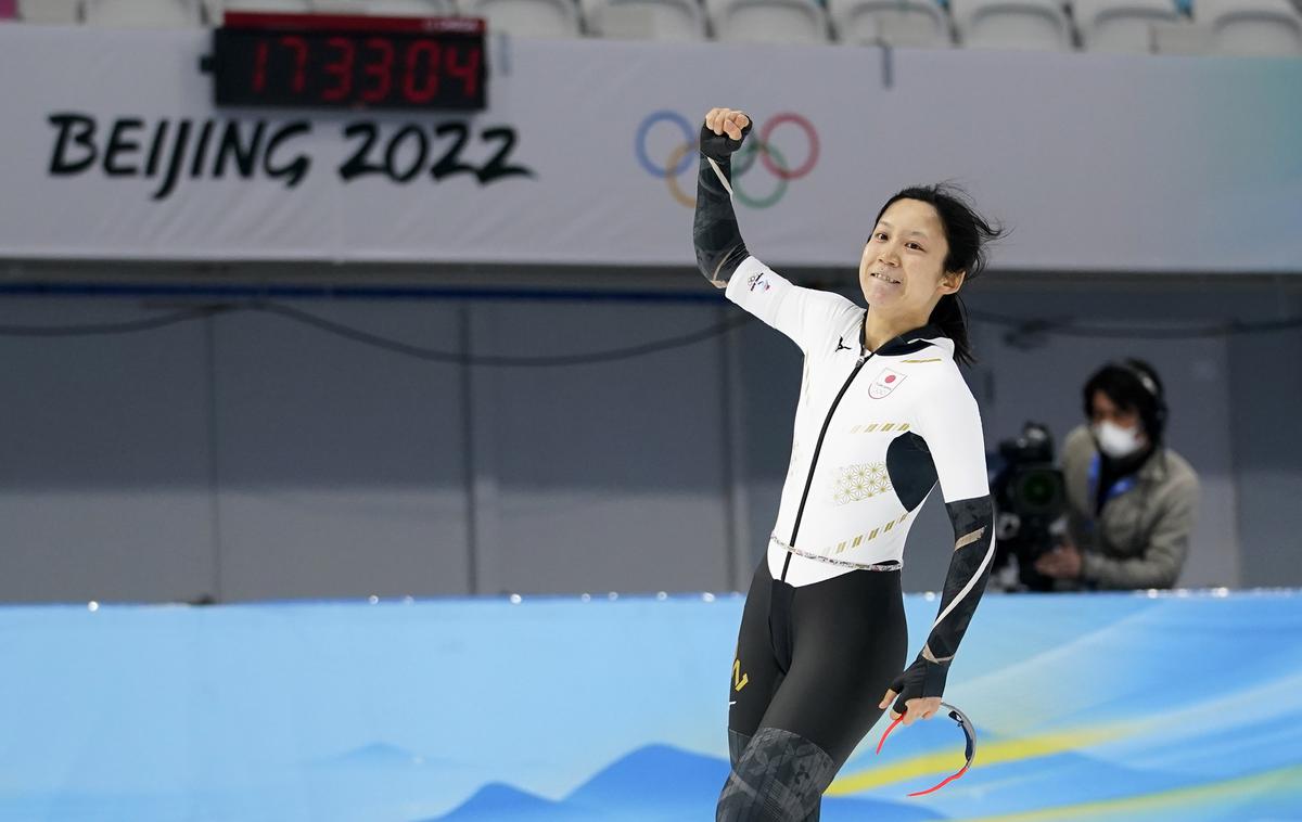 Miho Takagi hitrostno drsanje OI | Miho Takagi je trem olimpijskim srebrom dodala še naslov olimpijske prvakinje. | Foto Guliverimage
