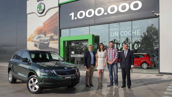 Milijonti škodin SUV bo vozila voznica v Španiji. | Foto: Škoda