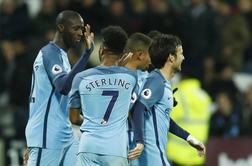 Manchester City prerešetal West Ham, Manchester United ni našel poti do mreže Hulla