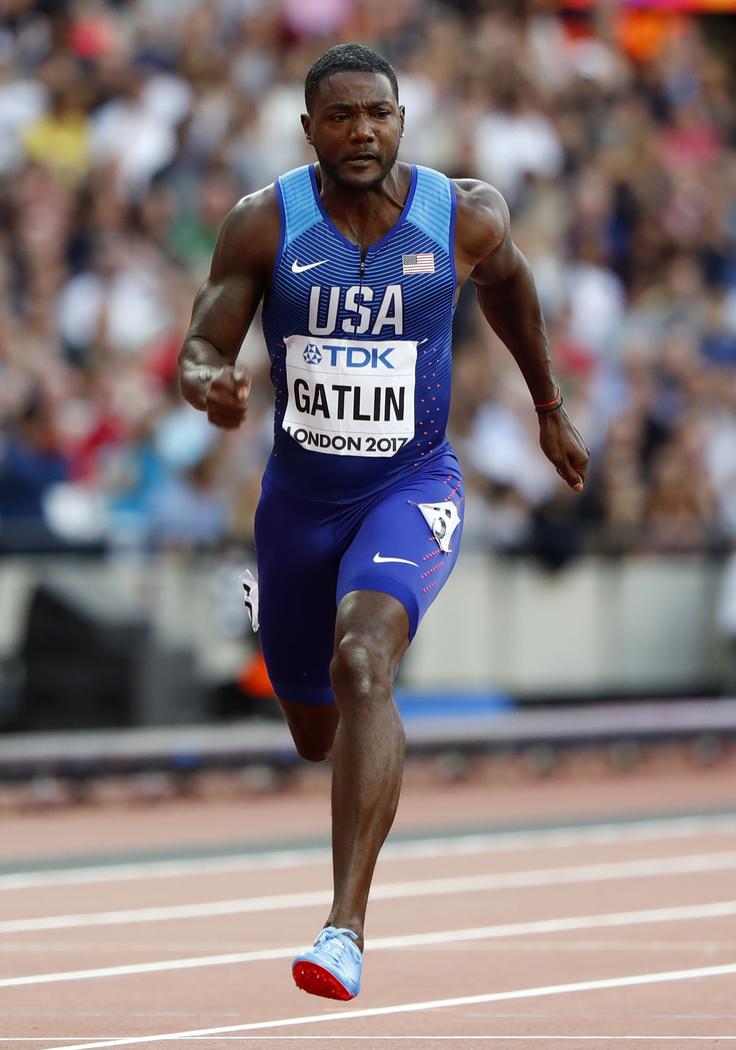 Justin Gatlin Gatlin šest let ni smel tekmovati. | Foto: Reuters