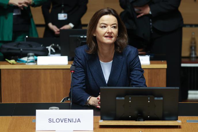 Tanja Fajon | Zasedanja zunanjih ministrov EU v Luksemburgu se je udeležila tudi slovenska ministrica Tanja Fajon. | Foto MFEA Slovenia/X