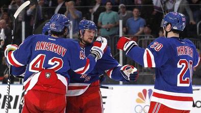 New York Rangers z zmago iz New Jerseyja