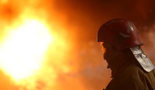 Na območju Dramelj v požaru umrl 53-letni moški #video
