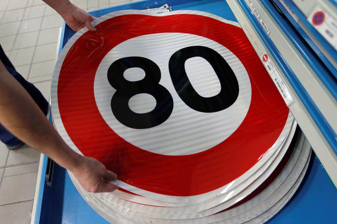 omejitev hitrosti 80 | Foto Reuters