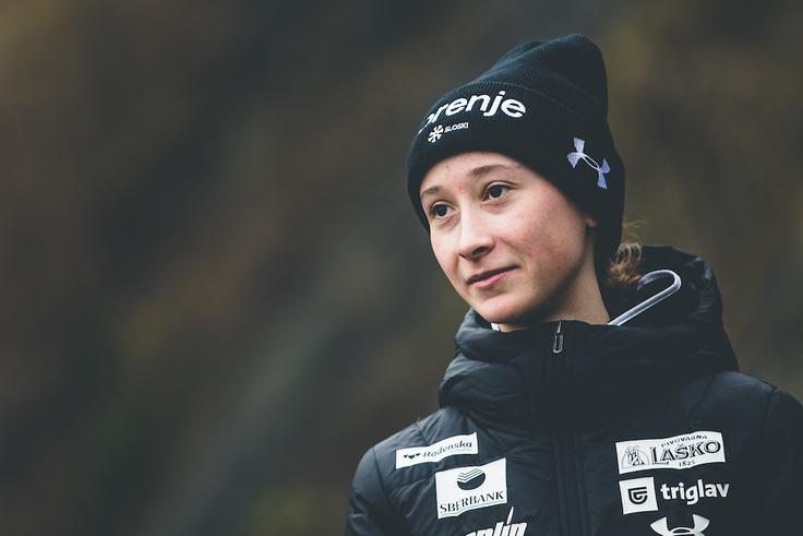 NIka Prevc je bila najboljša v Kranju. | Foto: Grega Valančič/Sportida