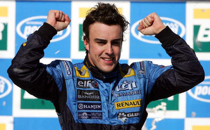 Fernando Alonso je pred dvema desetletjema premagal Michaela Schumacherja in z Renaultom dvakrat postal svetovni prvak. | Foto: Guliverimage