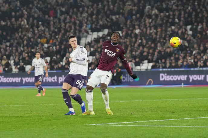 Benjamin Šeško, Manchester United : West Ham | Benjamin Šeško je bil še drugič veliki rešitelj Uniteda. | Foto Guliverimage