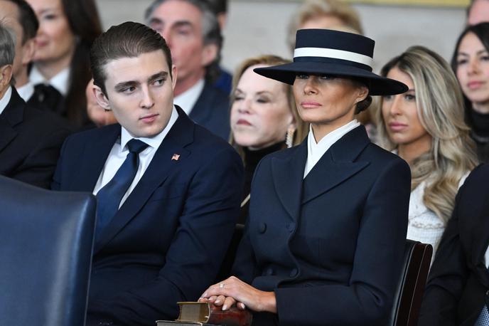 Melania in Barron Trump | Melania in njen sin Barron naj bi imela tako ameriško kot slovensko državljanstvo. Se bosta morala v bližnji prihodnosti odpovedati enemu od državljanstev? | Foto Guliverimage