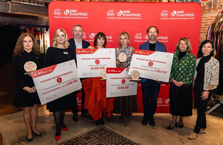 Najboljši na natečaju SME EnterPRIZE 2025 | Foto: Generali zavarovalnica