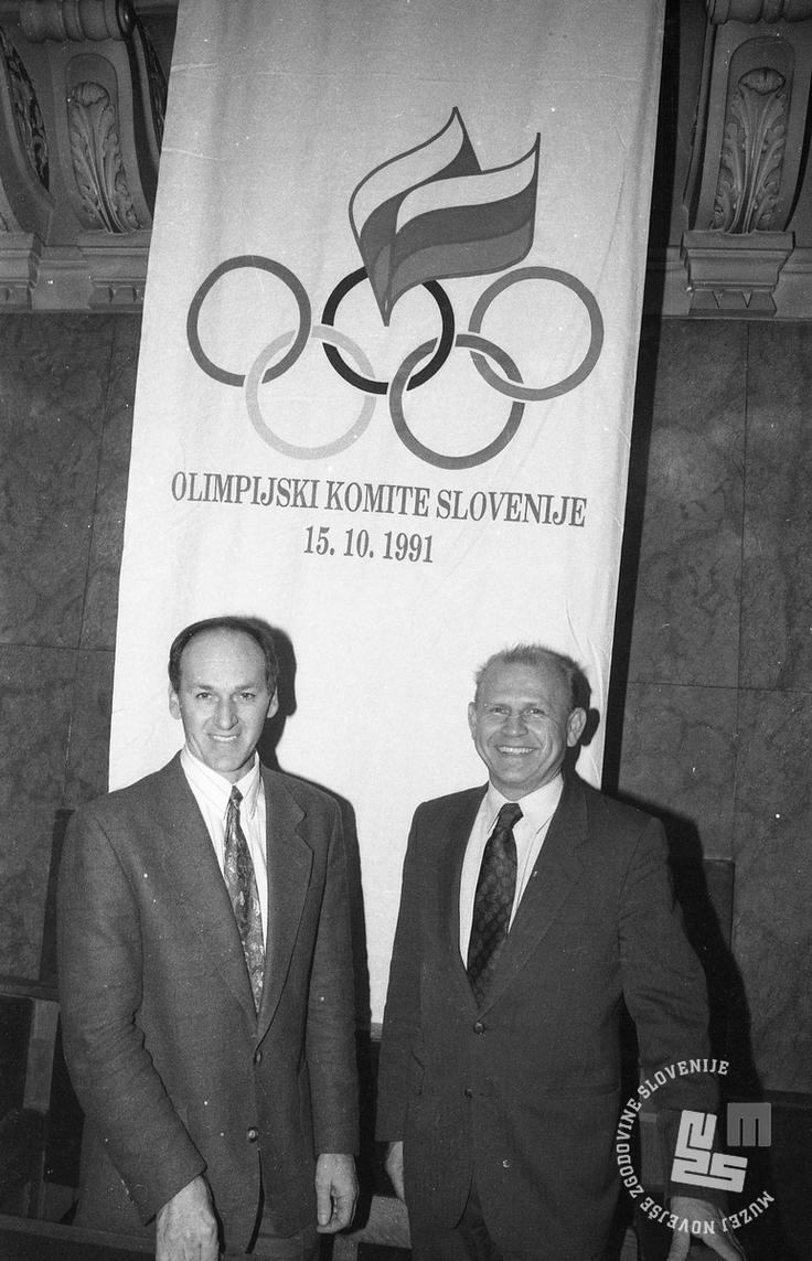 Iniciativni odbor za ustanovitev slovenskega olimpijskega komiteja je vodil nekdanji telovadec Miro Cerar, dobitnik zlate olimpijske medalje iz Tokia in Ciudada de Mexica, s katerim zaradi takratnih sporov Janez Kocijančič že vrsto let ni več v najboljših odnosih. | Foto: Marjan Miro Dobovšek, hrani MNZS.