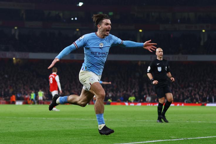 Jack Grealish za 2:1. | Foto: Reuters