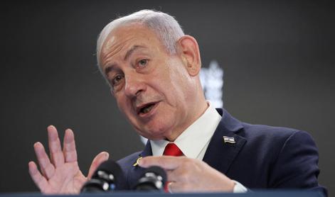 Netanjahu: Izrael bo Palestincem omogočil, da zapustijo Gazo, ne bomo pa jih izgnali