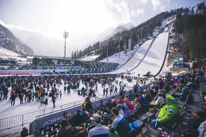 Planica je letos gostila nordijsko svetovno prvenstvo, vsako leto uspešno organizira tudi zaključek svetovnega pokala s poleti. | Foto: Grega Valančič/Sportida