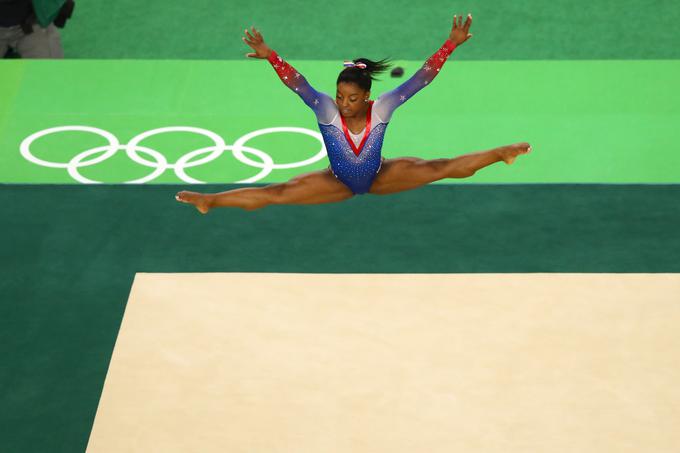 Tudi zlata deklica ameriške gimnastike Simone Biles uživa prepovedana sredstva, ki imajo blagoslov Wade. | Foto: Getty Images