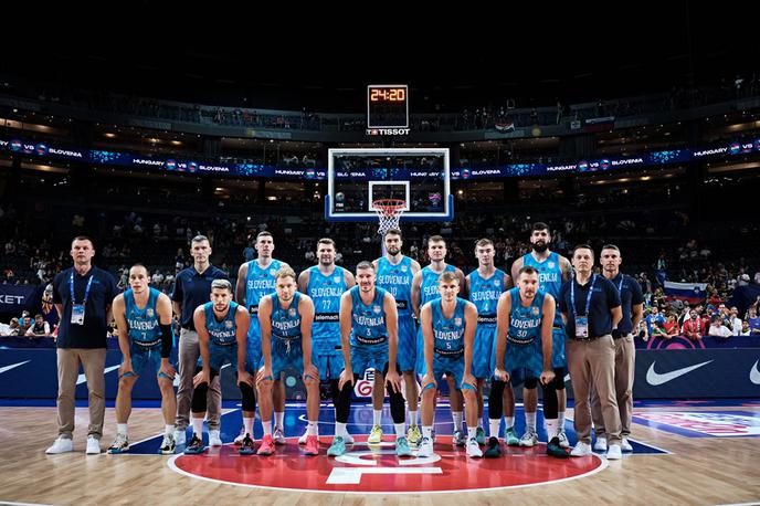 Slovenska košarkarska reprezentanca | Slovenska postava na EuroBasketu. | Foto FIBA