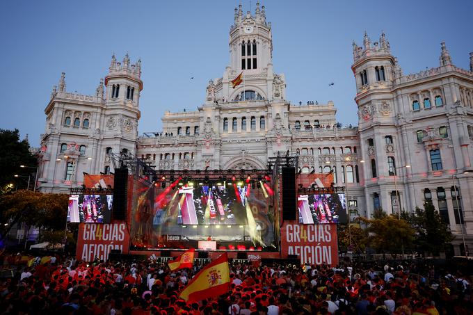 Madrid, sprejem evropskih prvakov, Pedro Sanchez | Foto: Reuters