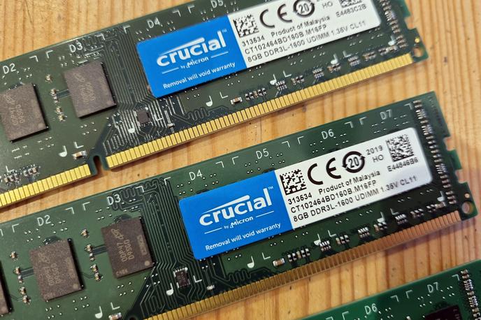 Micron, SSD, RAM | Blagovna znamka Crucial je obstajala od leta 1996. | Foto Shutterstock