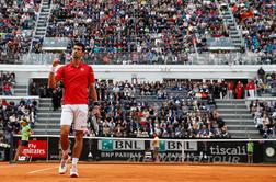 Novak Đoković v poslastici prek Nadala v polfinale Rima