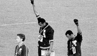 Črni rokavici, dvig pesti in dosmrtna izključitev z olimpijskih iger