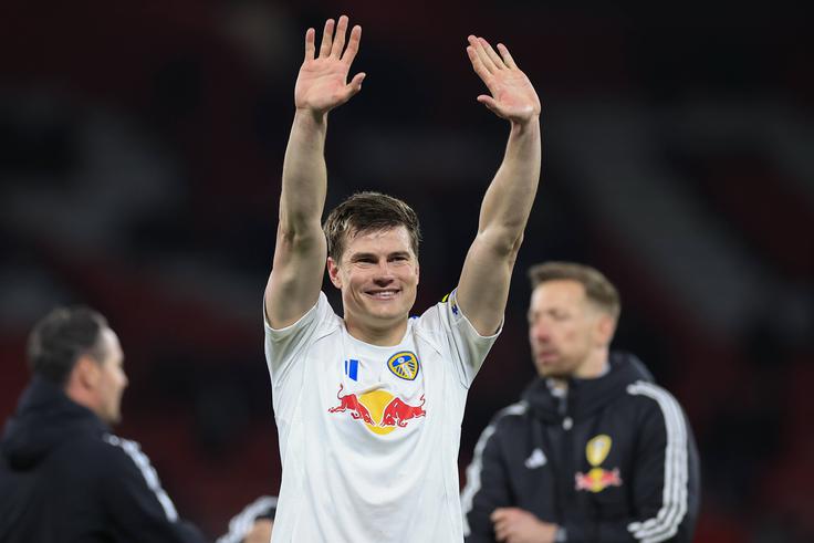 Jaka Bijol je v krstni sezoni na Otoku pomagal Leedsu do obstanka v prvenstvu, uvrstil pa se je tudi v polfinale pokala FA. | Foto: Guliverimage