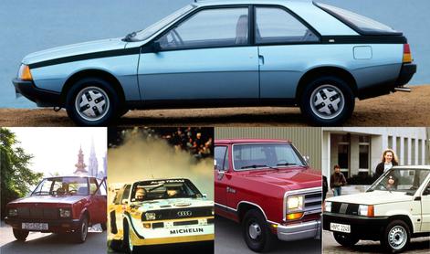 Se jih spomnite? Pet avtomobilov, rojenih pred 40 leti.