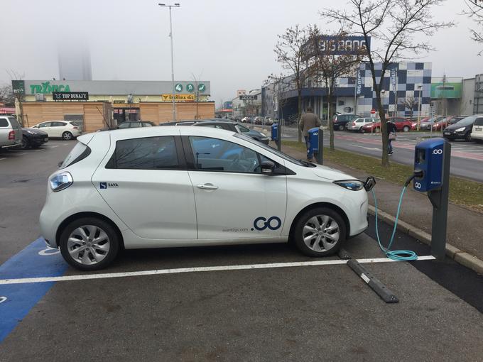 Ena izmed oblik mobilnosti v BTC je tudi sistem souporabe avtomobilov, pri katerem ima voznik zagotovljeno parkirno mesto.  | Foto: Gregor Pavšič