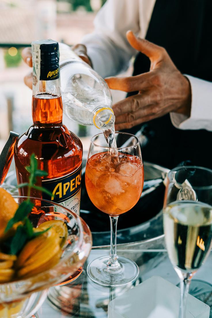 Recept 3-2-1: tri merice prosecca, dve merici aperola in ena merica gazirane vode | Foto: Unsplash