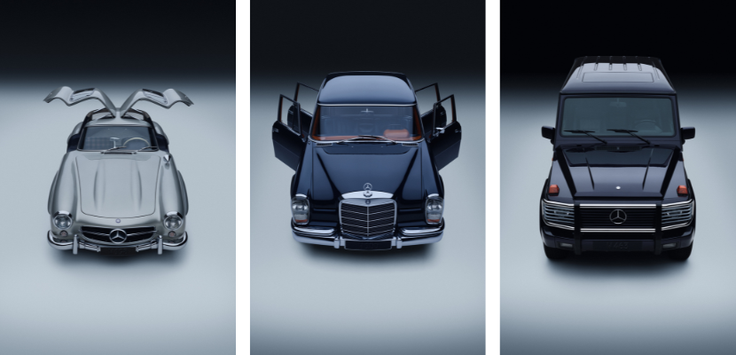 Skozi desetletja so nastajali avtomobili, ki niso le presegli duha časa, temveč so ga dejavno soustvarjali – za znamko in za celotno avtomobilsko industrijo. | Foto: Mercedes-Benz AG