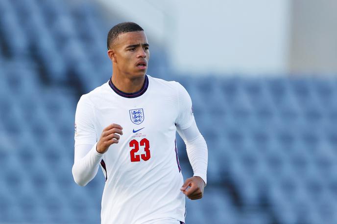 Mason Greenwood | 18-letni Mason Greenwood je v nedeljo na tekmi lige narodov proti Islandiji debitiral v angleški reprezentanci, le dan za tem pa je bil iz nje izključen. | Foto Reuters