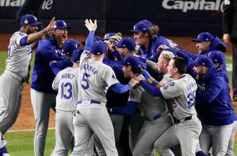 LA Dodgers po zmagi na 5. tekmi finala prvaki lige MLB