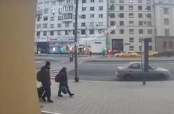 Srhljiv prizor iz Moskve: bil je na mestu mrtev #video