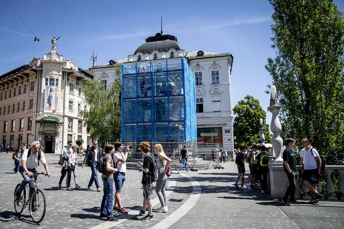 Obnova Prešernovega spomenika. | Foto: Ana Kovač