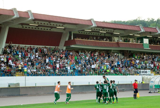 Rogaška bo v petek lovila prvoligaško vstopnico na stadionu Matije Gubca v Krškem. | Foto: Vid Ponikvar