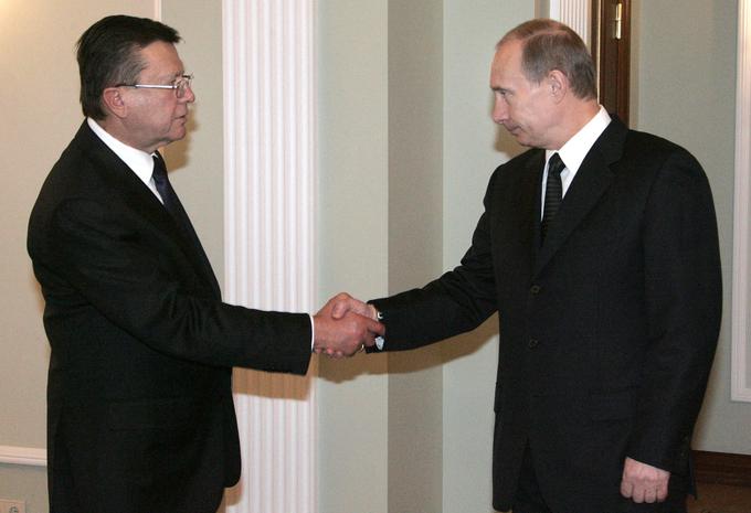 Vladimir Putin in Viktor Zubkov aprila 2008 | Foto: Profimedia
