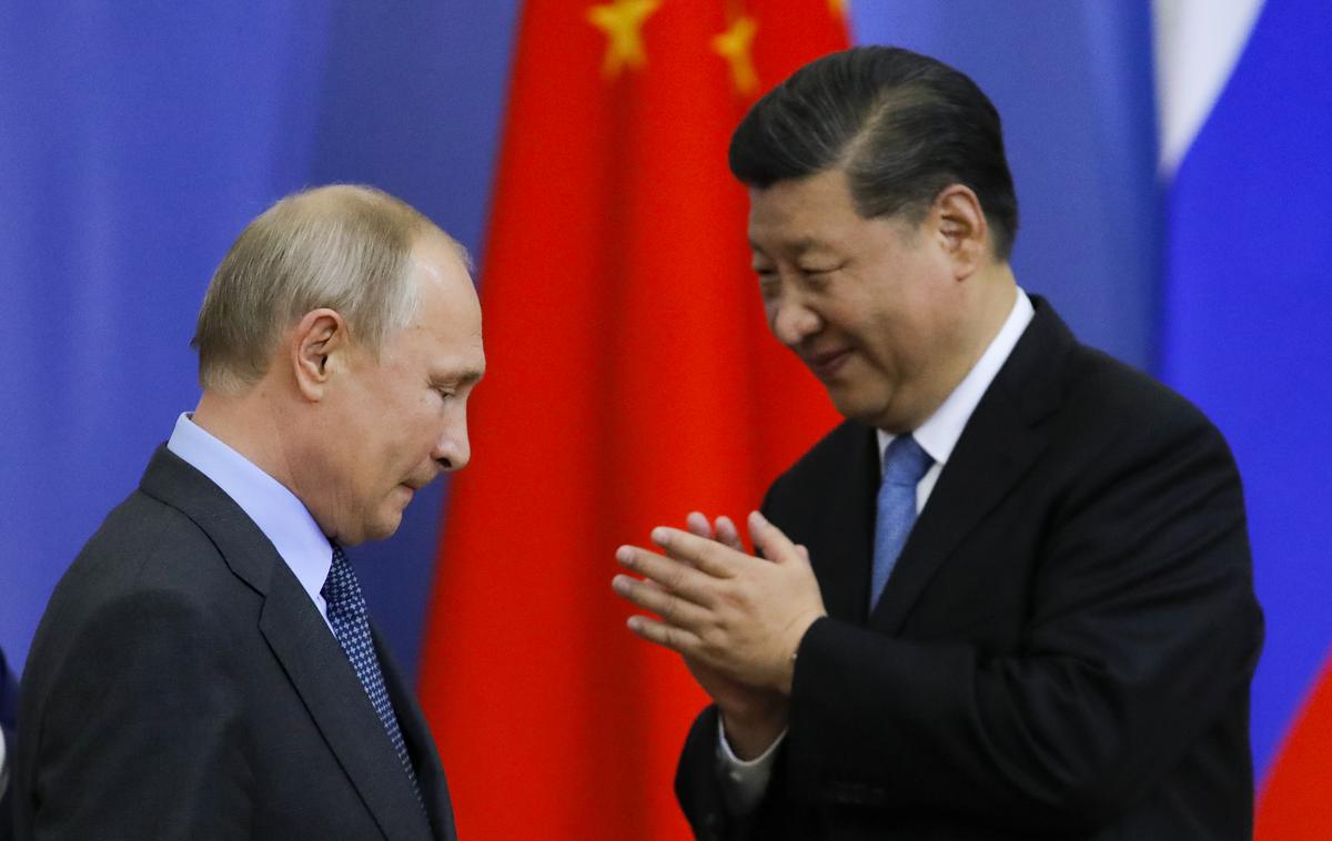 Vladimir Putin in Ši Džinping | Ruski predsednik Vladimir Putin in njegov kitajski kolega Ši Džinping sta tesna zaveznika.  | Foto Guliverimage