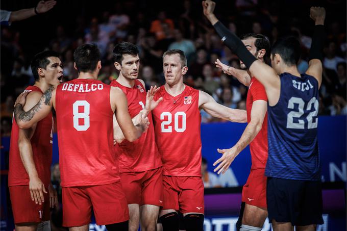 Američani so redni del končali na prvem mestu. Za polfinale se bodo v sredo pomerili s Francijo, ki si je kot zadnja zagotovila nastop na zaključnem turnirju. | Foto: Volleyballworld